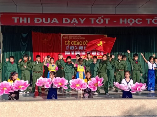 Chương trình kỉ niệm 74 năm Ngày thành lập Quân đội nhân dân Việt Nam